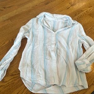 Bella Dahl linen/viscose button down